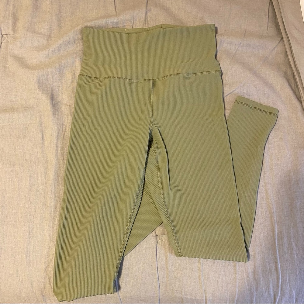 Athleta ribbed elation tight